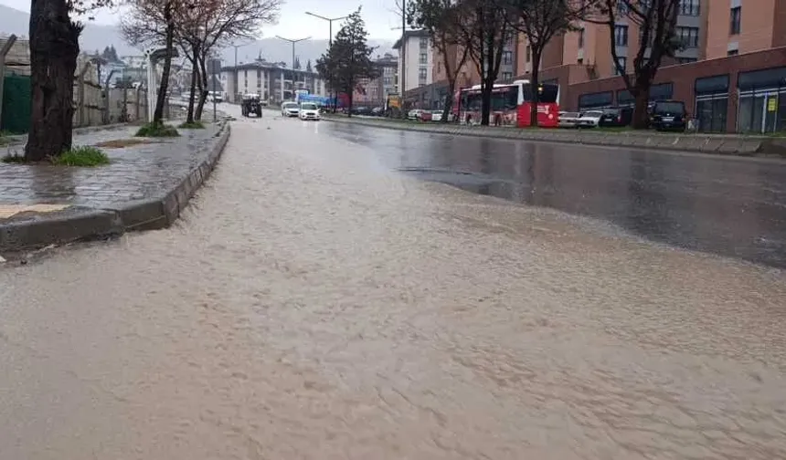 Kahramanmaraş’ta yağışlı hava etkisini sürdürüyor
