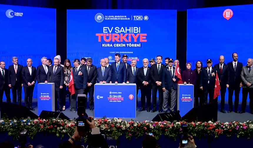 Yüzyılın Konut Projesi’nde kura heyecanı Kahramanmaraş’ta yaşandı