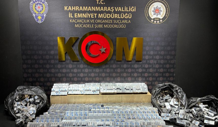 Kahramanmaraş polisinden çifte operasyon!