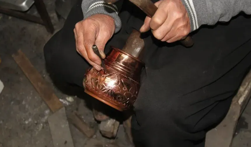 Kahramanmaraş'ta bakırcılık geleneği sürüyor