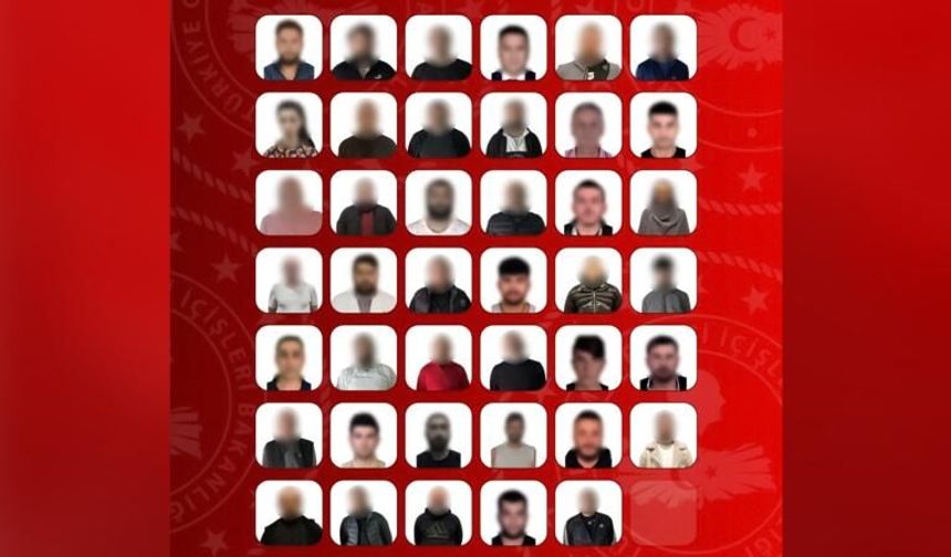 10 ülkeden kırmızı bültenle ve ulusal seviyede aranan 41 suçlu Türkiye’ye getirildi