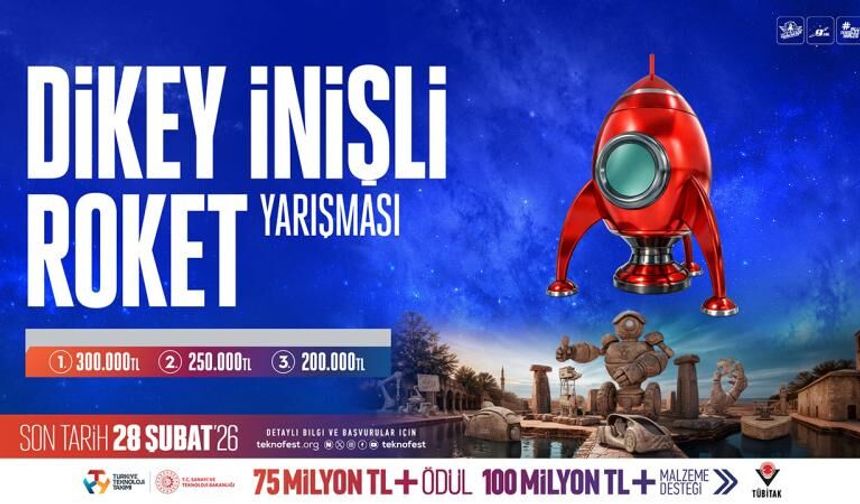 TEKNOFEST "Dikey İnişli Roket Yarışması" Başvuruları Sürüyor: Genç Mühendislere Büyük Fırsat