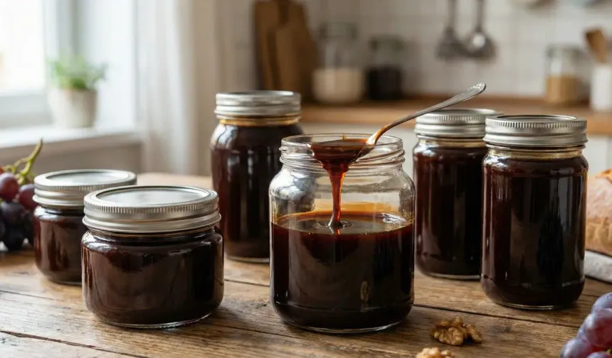 Kahramanmaraş’ta Kış ve Ramazan Sofralarının Vazgeçilmezi: Doğal Üzüm Pekmezi