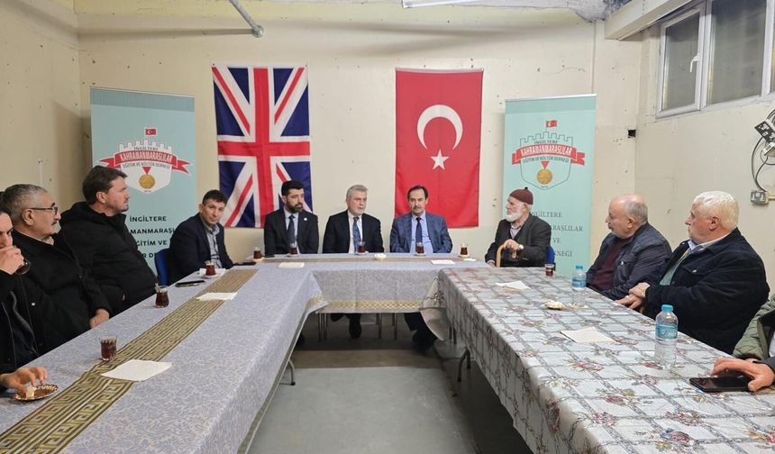 Başkan Fırat Görgel İngiltere’de Kahramanmaraşlılarla Buluştu