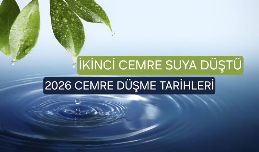 Baharın Habercisi Cemrelerin İkincisi Suya Düştü!