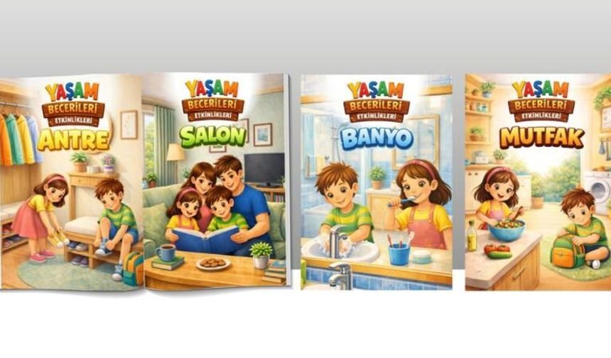 Özel eğitimli öğrenciler için "Yaşam Becerileri Etkinlikleri Kitabı" çıktı!