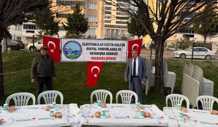 Elbistanlılar Derneği Ramazan Sofrasında Buluştu