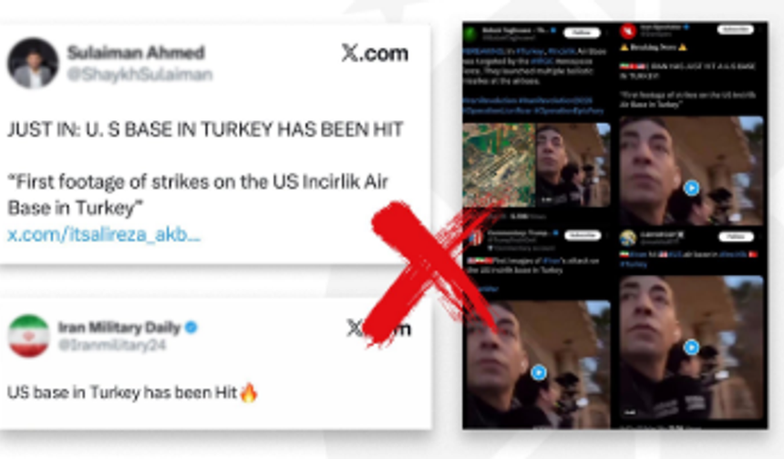 “Türkiye’de Amerikan Üssü Vuruldu” İddiasına DMM'den Yalanlama