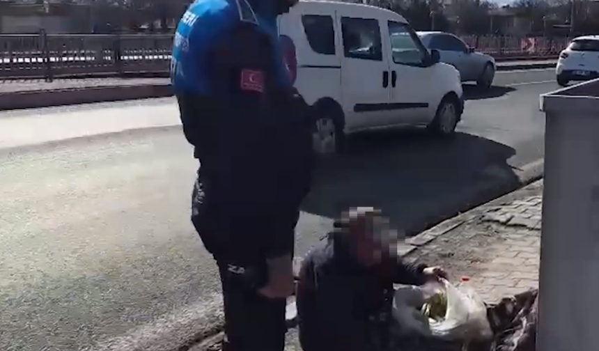 Kayseri'de iki dilencinin çöpten topladıkları yiyecekleri evlerinden getirdikleri belirlendi