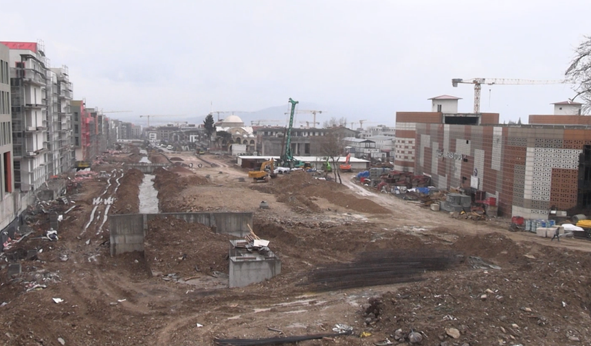 Kahramanmaraş Derepazarı'nda yıkım tamamlandı inşa sürecine geçildi