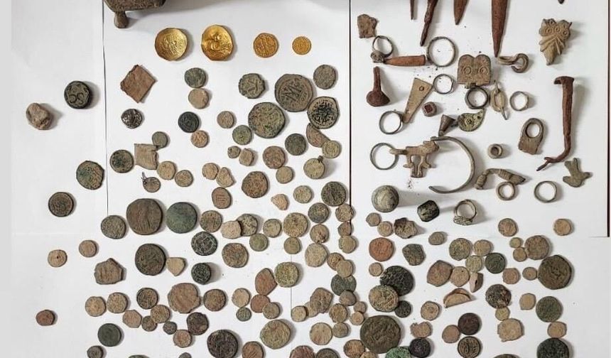 Gaziantep'te tarihi eser niteliğinde 179 sikke ele geçirildi
