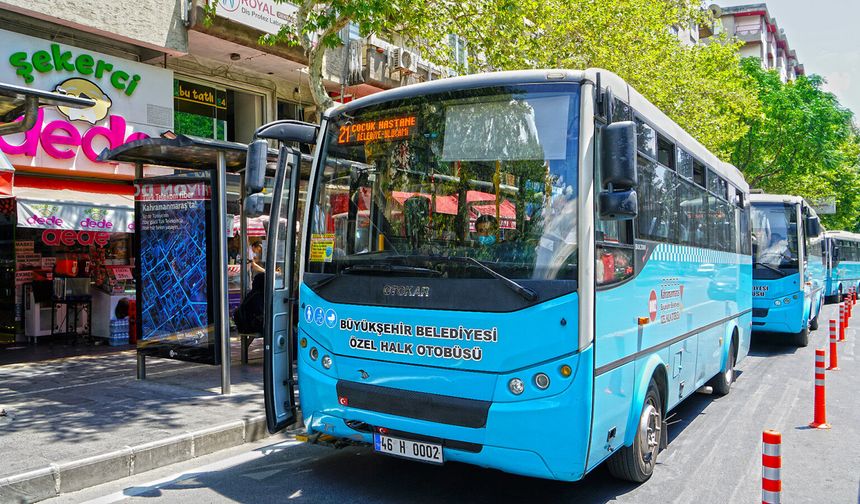 Kahramanmaraş’ta Bayramda Ulaşım Ücretsiz!