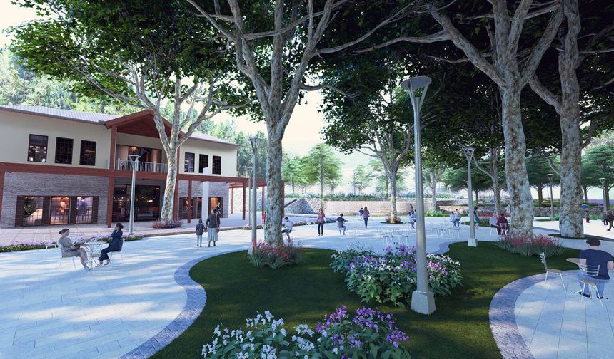 Çınaraltı Sosyal Tesisleri’nde Çevre Düzenine Geçildi