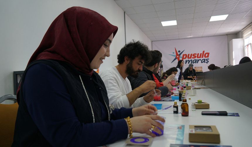 Kahramanmaraşlı Gençler Doğal Sabun Yapım Atölyesi'nde Bir Araya Geldi