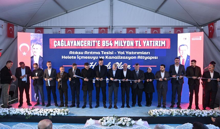 Başkan Görgel, “854 Milyonluk Yatırımlarımız Çağlayancerit’imize Hayırlı Olsun”