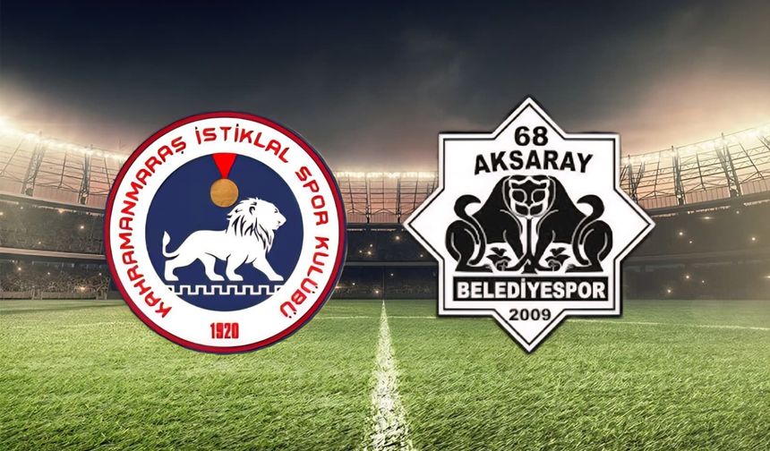 Kahramanmaraş İstiklalspor - Aksaray Bld. Maçı Ne Zaman, Saat Kaçta, Hangi Kanalda?