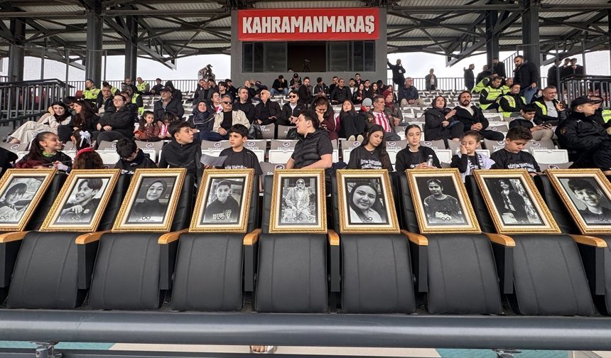 Kahramanmaraş’ta Anlamlı Maç: Öğrenci ve Öğretmenler Tribünde, Yürekler Sahadaydı