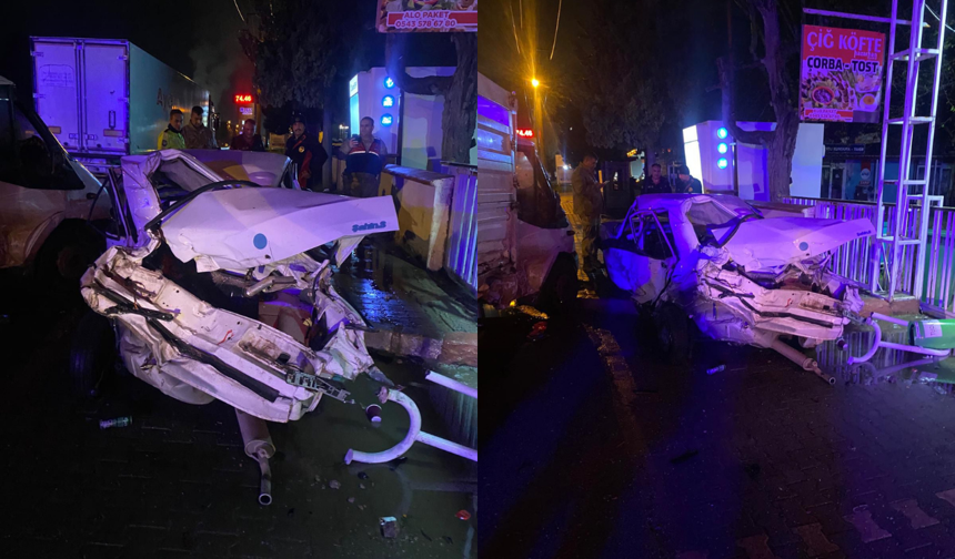 Kahramanmaraş’ta hurdaya dönen araçta 26 yaşındaki genç hayatını kaybetti