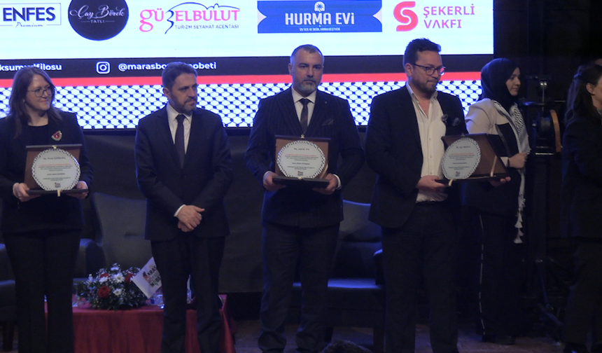 Kahramanmaraş’ta Aksu TV’ye Anlamlı Ödül! Filistin Duyarlılığı Takdir Topladı