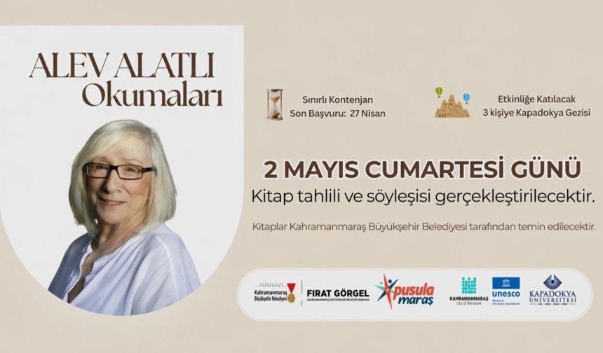 “Alev Alatlı Okumaları” Programına Başvurular Başladı