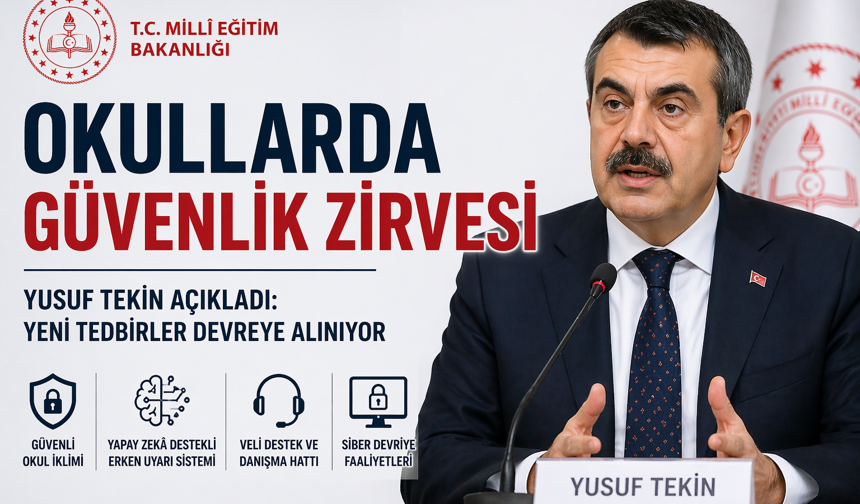 Bakan Tekin Duyurdu: Okullarda Alınacak Yeni Tedbirler!