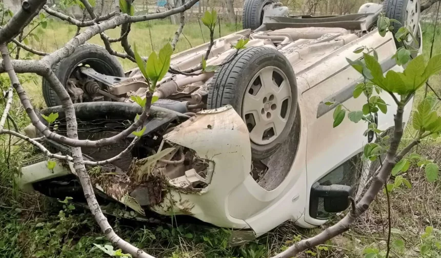 Kahramanmaraş’ta Kontrolden Çıkan Araç Devrildi: 1 Yaralı