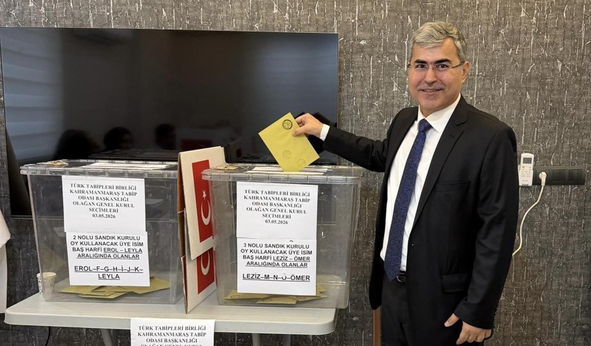 Kahramanmaraş Tabip Odası’nda Yeni Yönetim Belirlendi