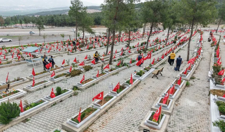 Kahramanmaraş’ta Bayramın En Hüzünlü Durağı Şehitlikler Oldu