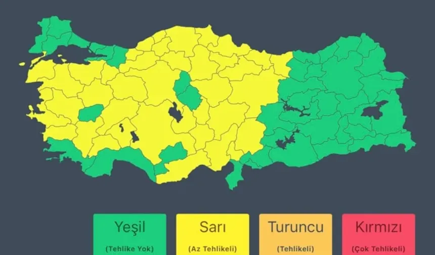 Bahara Kısa Bir Mola: Meteoroloji'den 39 İl İçin Sarı Kodlu Uyarı!