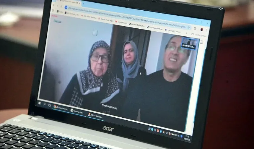 Kahramanmaraş’ta Dijital Sağlık Kolaylığı: 91 Yaşındaki Hasta Evinden Muayene Oldu