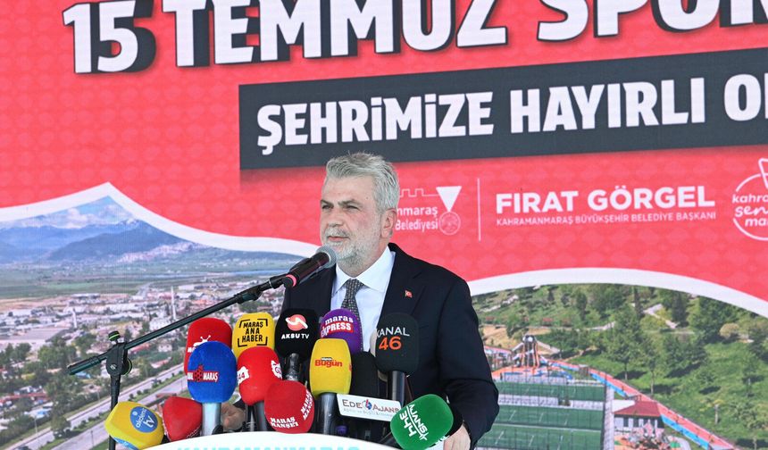 Başkan Görgel: “Kahramanmaraş Sporun Yeni Merkeziyle Buluştu”