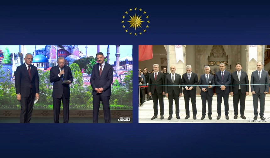 Cumhurbaşkanı Erdoğan’dan Kahramanmaraş Ulu Camii Açılışına Canlı Bağlantı