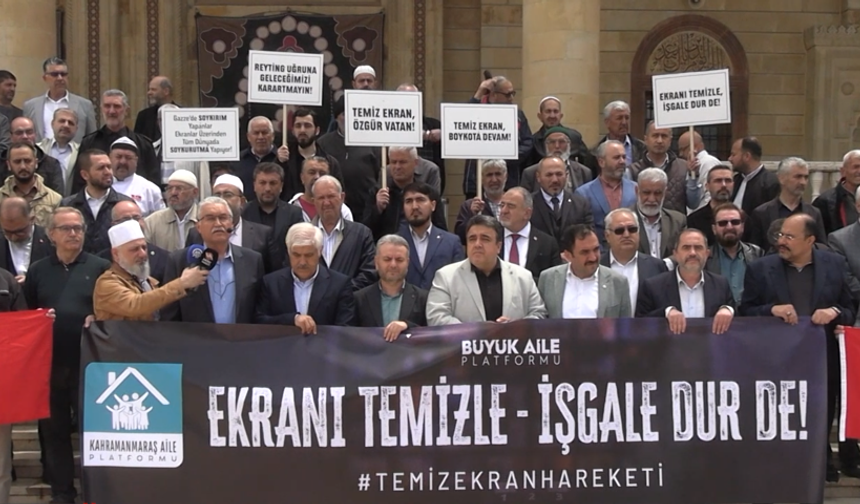 Kahramanmaraş Aile Platformu'ndan Ekran İçeriklerine Karşı Ortak Çağrı!