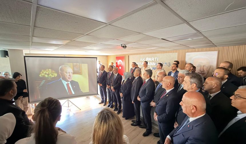 AK Parti Kahramanmaraş Teşkilatı, bayramlaşma programında bir araya geldi.