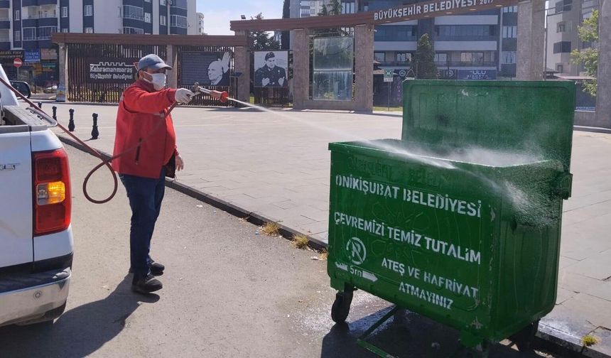 Kahramanmaraş'ta Bayram Tedbirleri Kapsamında Kesintisiz Temizlik ve İlaçlama!