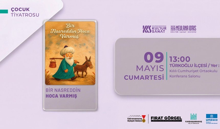 Kahramanmaraş'ta Mayıs Ayı Kültür-Sanat Takvimi Belli Oldu!