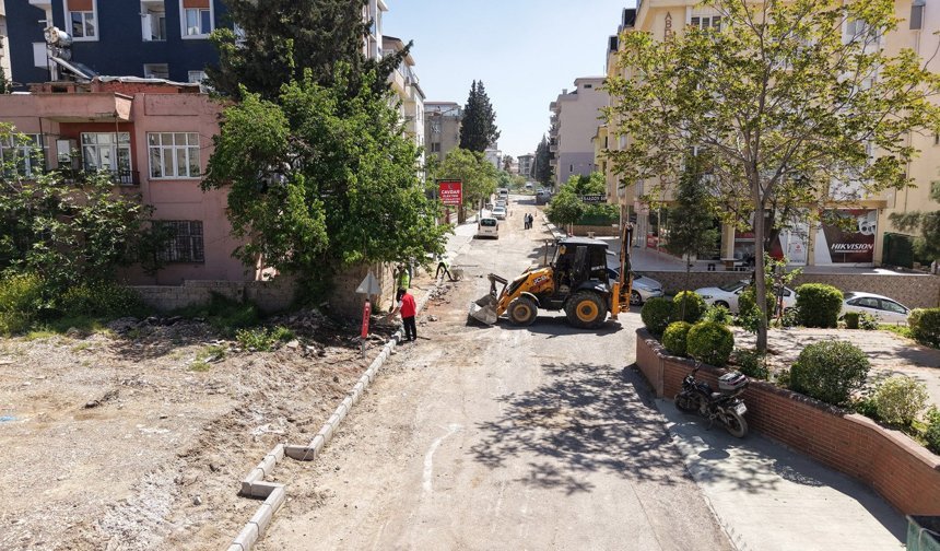 Dulkadiroğlu Egemenlik Mahallesi’nde Cadde ve Sokaklar Yenileniyor