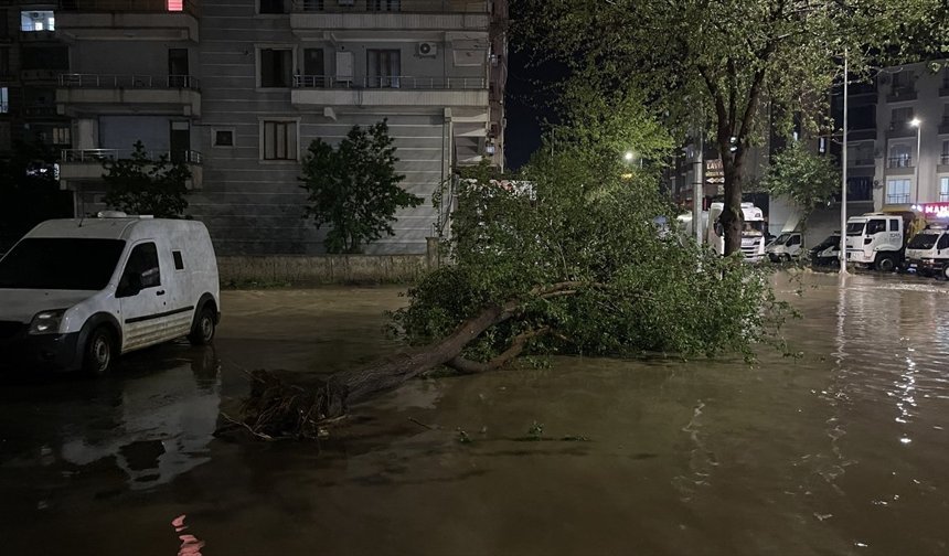 Şanlıurfa'da sağanak, fırtına ve dolu hayatı olumsuz etkiledi