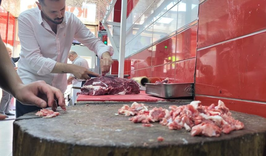 Kahramanmaraş’ta Kasaplarda Bayram Mesaisi Başladı