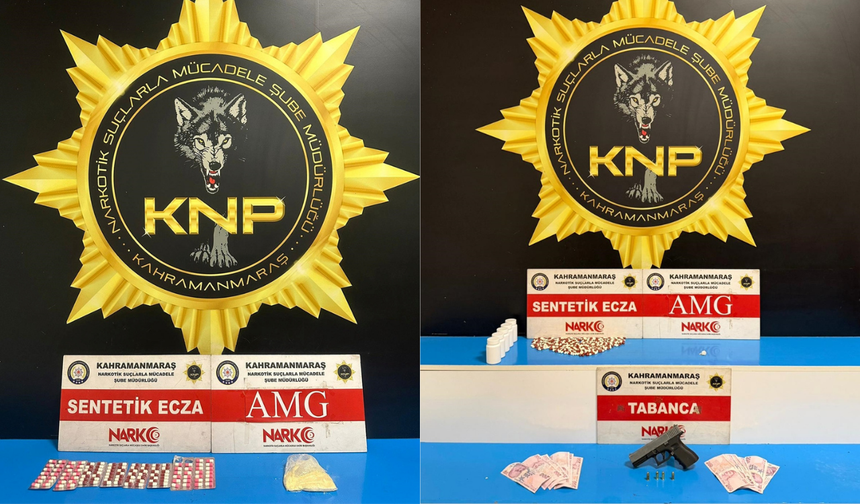 Kahramanmaraş'ta düzenlenen uyuşturucu operasyonunda 6 zanlı tutuklandı