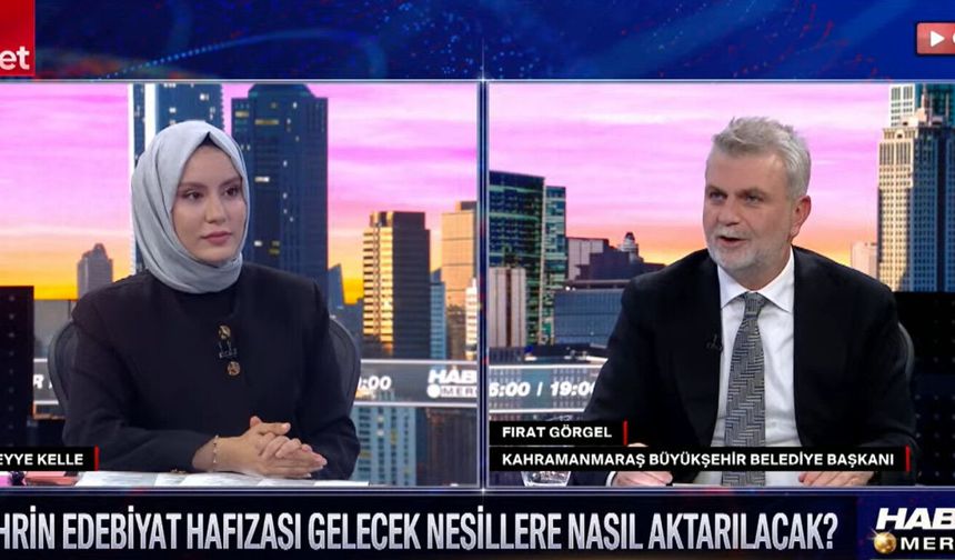 Başkan Görgel, TVNET Canlı Yayınında Kahramanmaraş'ın UNESCO Edebiyat Şehri Sürecini Anlattı