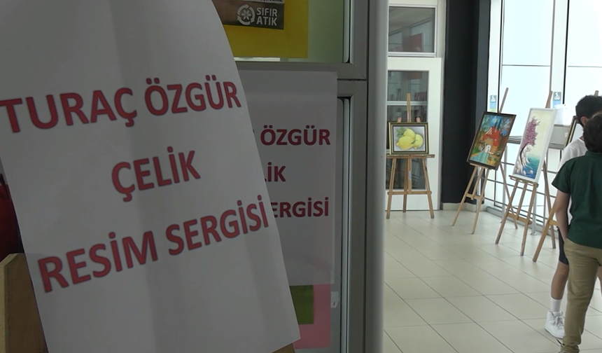 Kipaş Eğitim Kurumları Öğrencisi Turaç Özgür Çelik'ten Kişisel Resim Sergisi