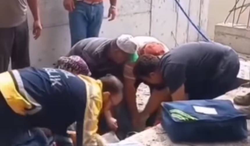 Andırın'da İnşaattan Düşen işçi Ağır Yaralandı