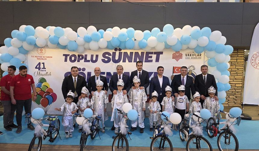 Kahramanmaraş'ta Vakıflar Bölge Müdürlüğü Koordinesinde "Toplu Sünnet Şöleni" Düzenlendi