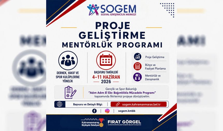 SOGEM’in Proje Geliştirme ve Mentörlük Programı Başlıyor