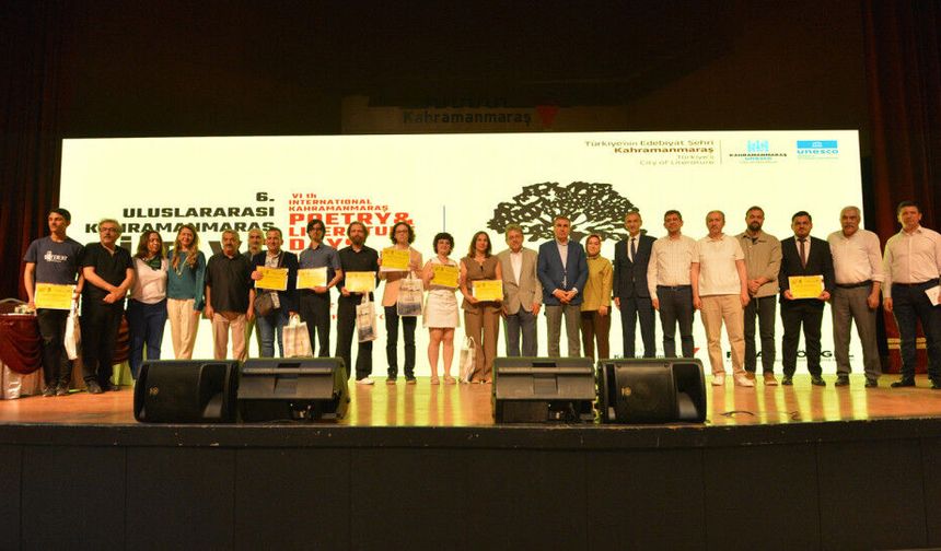Kahramanmaraş’ta Şiir ve Edebiyat Günleri’nde Ödüller Sahiplerini Buldu