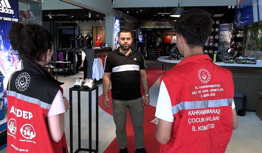 Kahramanmaraş’ta çocuk işçiliğine dikkat çeken farkındalık