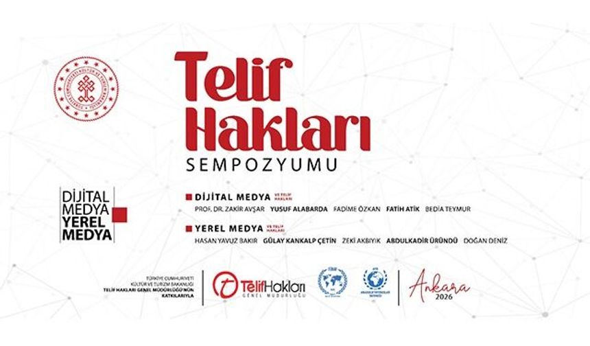 Telif Hakları Sempozyumu Ankara’da Düzenlenecek