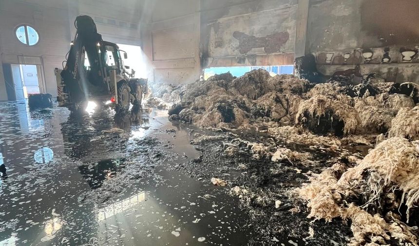 Kahramanmaraş’ta Fabrika Yangını Korkuttu