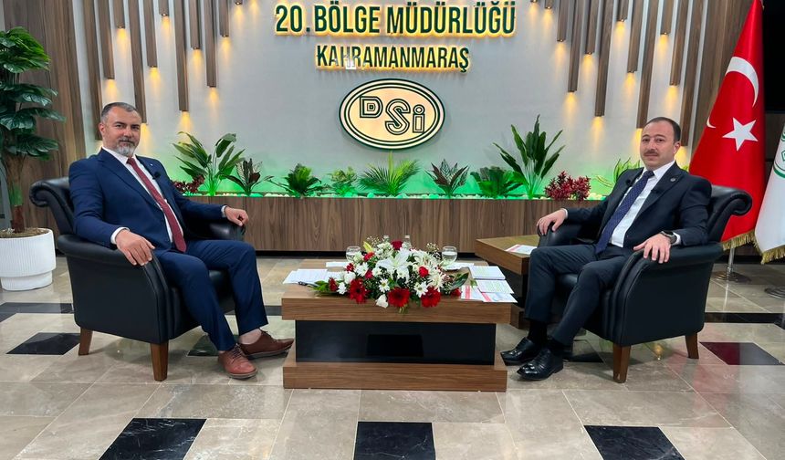 Kahramanmaraş’ta Su ve Tarımın Geleceğine Yön Verecek Projeler Aksu TV Ekranlarında Anlatıldı